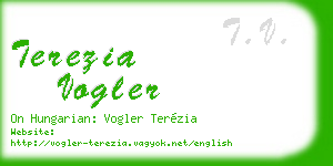 terezia vogler business card